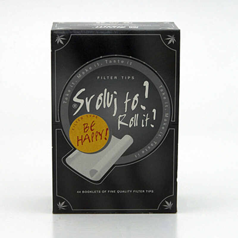 Cigarette Filters Roll It! Be Happy Box 4 x 11 pcs