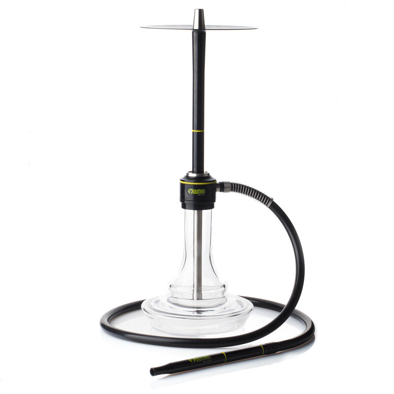 Hookah Oduman Nova Black 55 cm Clear