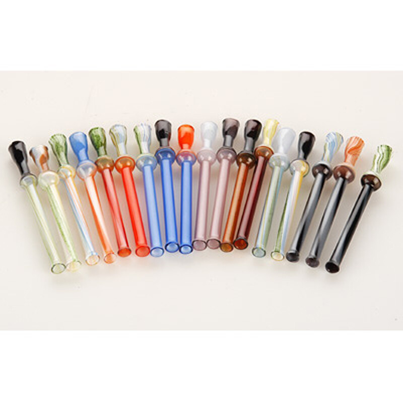 Glass Pipe Coloured Joint 10 cm