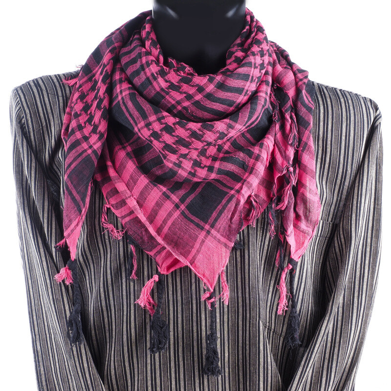 Headscarf Palestine Arafat Cotton Old Pink