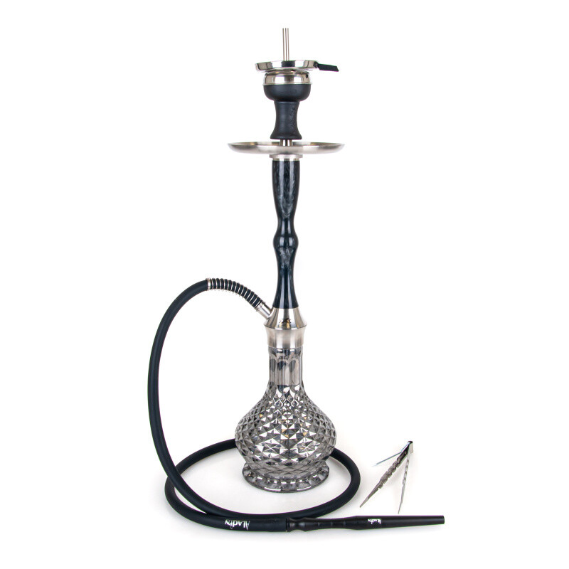 Hookah Aladin Epox 555 Black & Silver