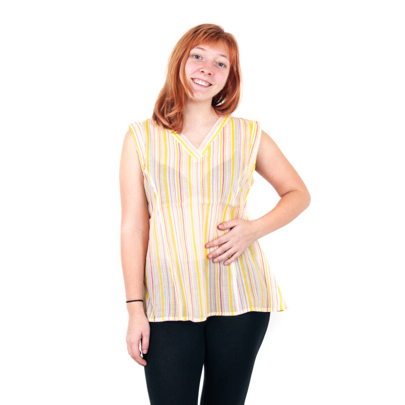 Top Blouse Lydia Sleeveless L 06