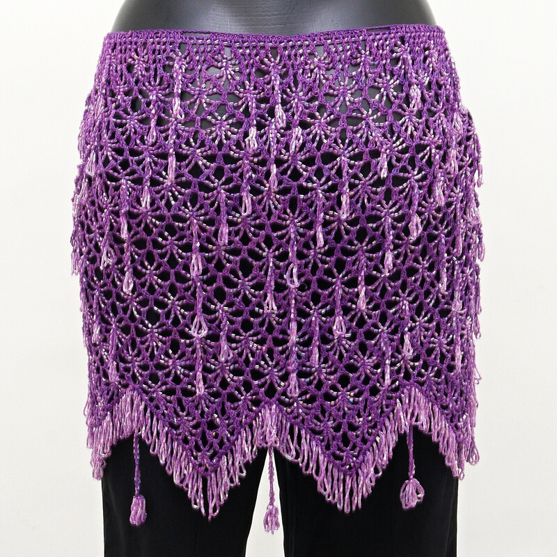 Belly Dance Shawl Ahura Purple