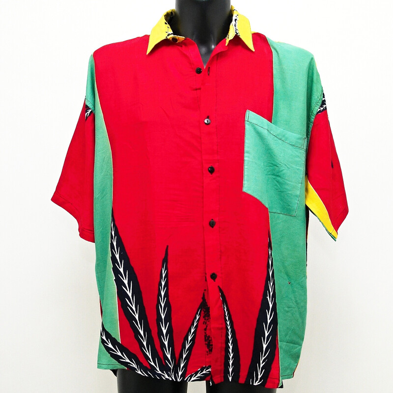 Shirt Rasta Leafs XL