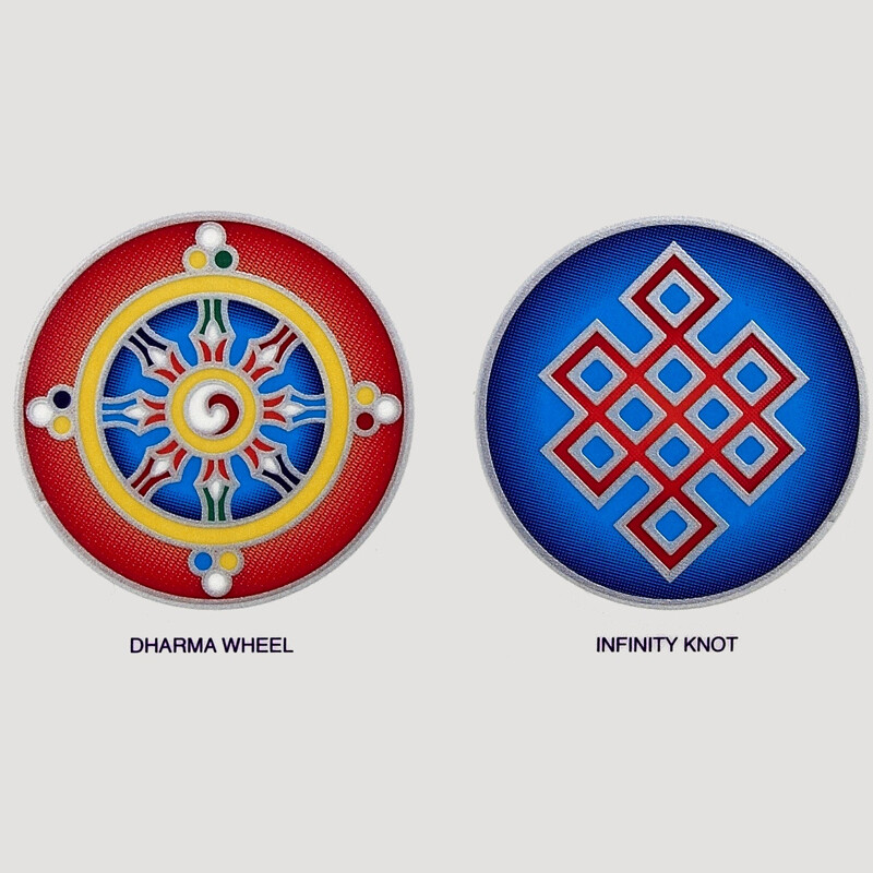 Mandala Sunlight S Dharma Wheel and Infinity Knot