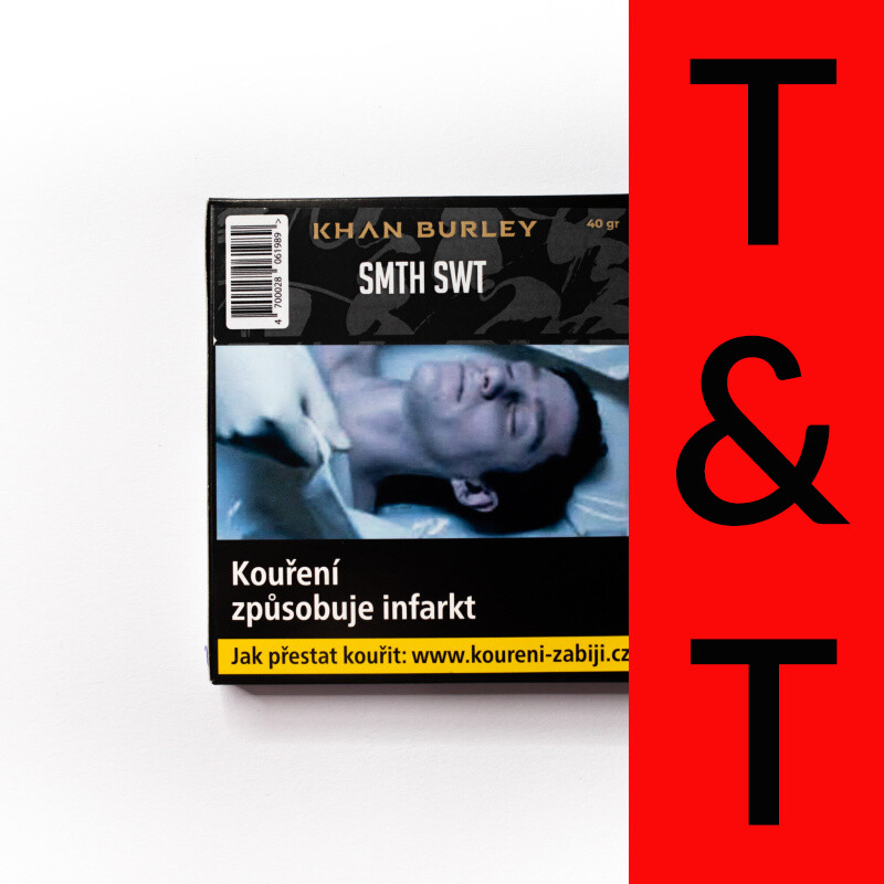 Hookah Tobacco Khan Burley Smth Swt 40 g