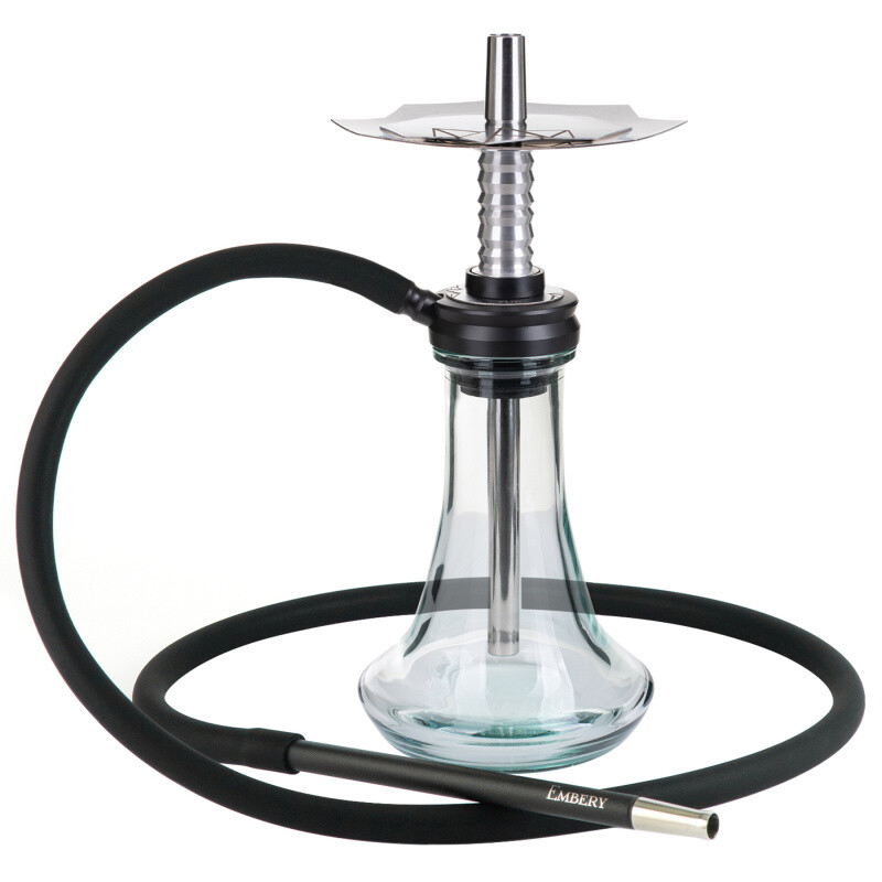 Hookah Embery Flip Silver Black