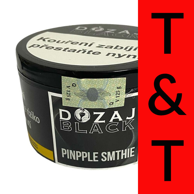 Hookah Tobacco Dozaj Black Pinpple Smthie 125 g