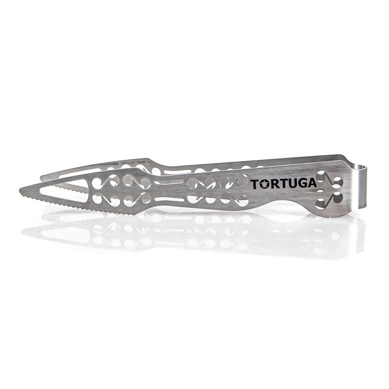 Charcoal Tongs Tortuga Kraken Silver