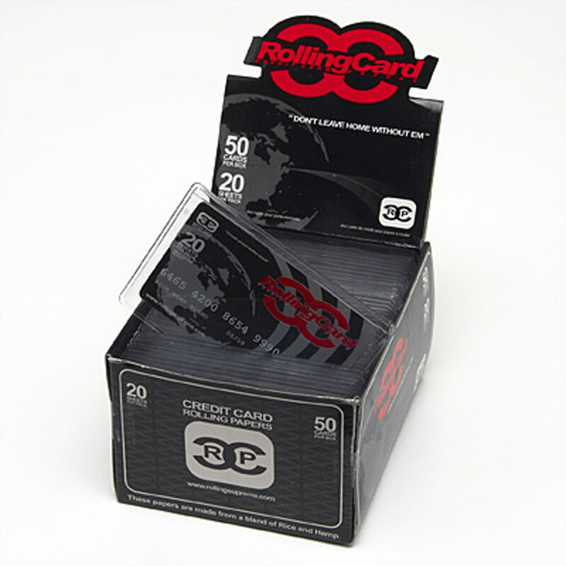 Cigarette Papers Credit Card Rolling Papers Box 50 pcs