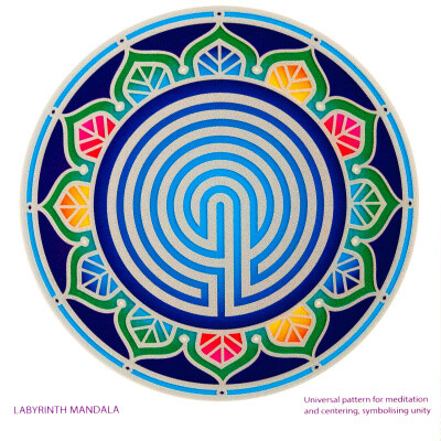 Mandala Sunseal L Labyrinth