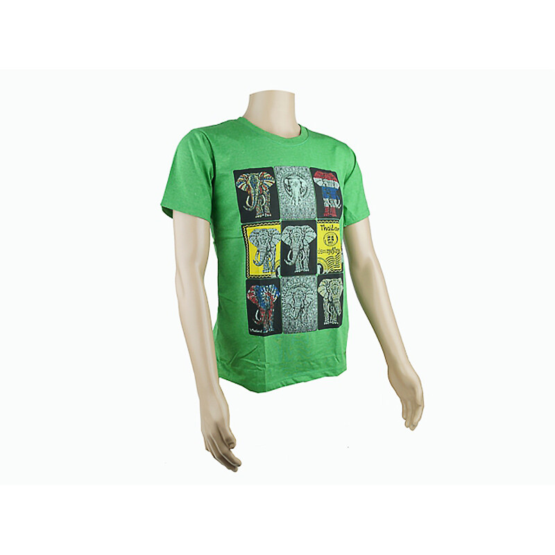 Men's T-shirt Elephant Land M Green