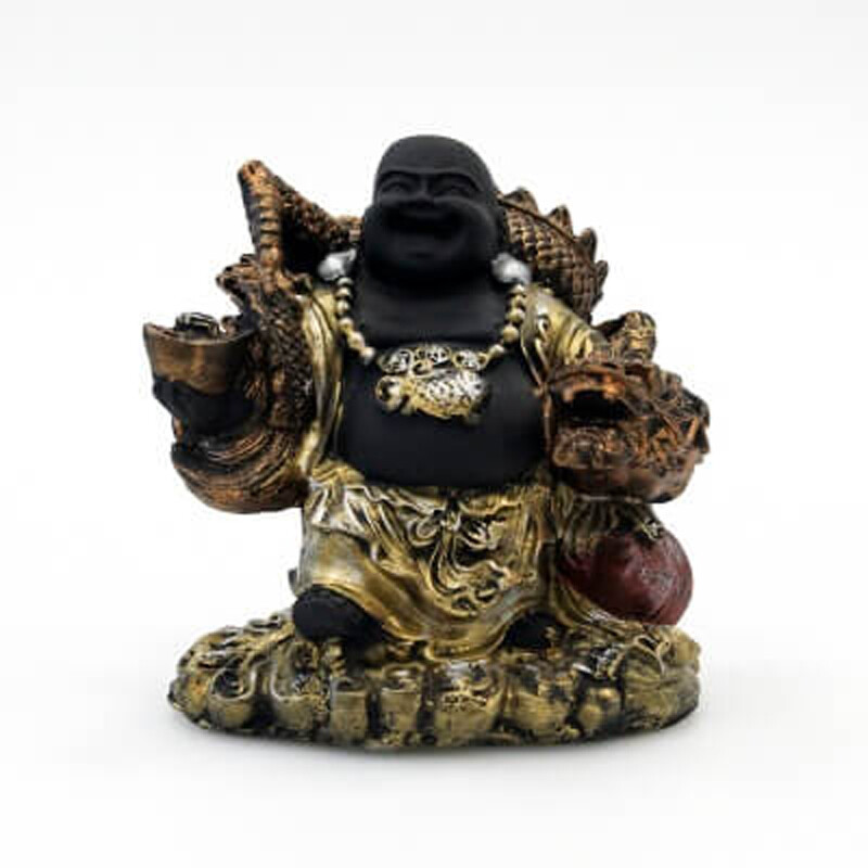 Statuette Resin Happy Buddha 15 cm 06