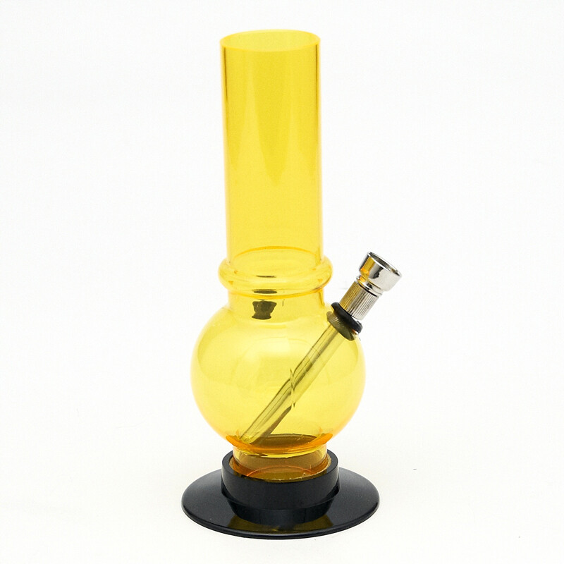 Bong Acrylic Small 20 cm Yellow