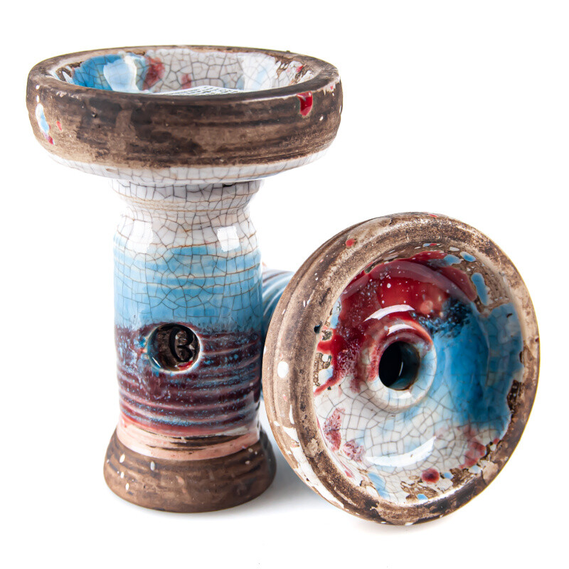 Hookah Bowl Vintage Glass Harmony Tricolor