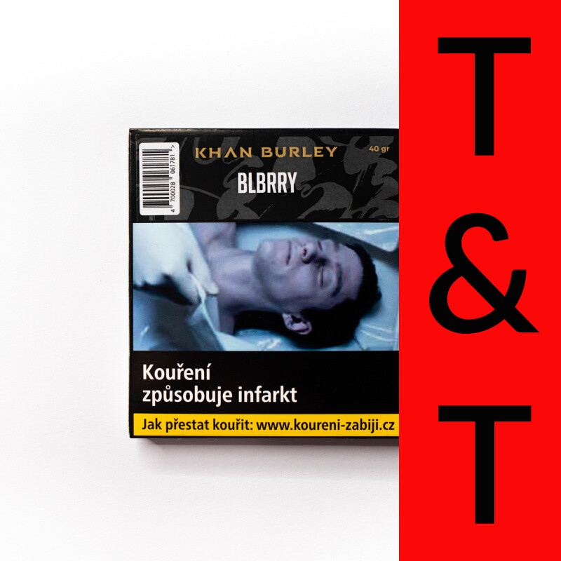 Hookah Tobacco Khan Burley Blbrry 40 g