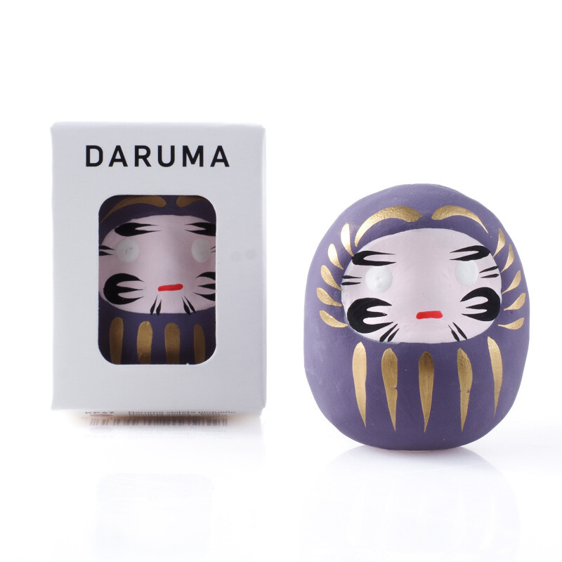 Daruma Doll - Longevity 4,8 cm Violet