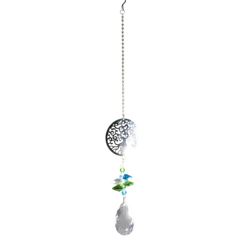 Suncatcher Yggdrasil with Crystal