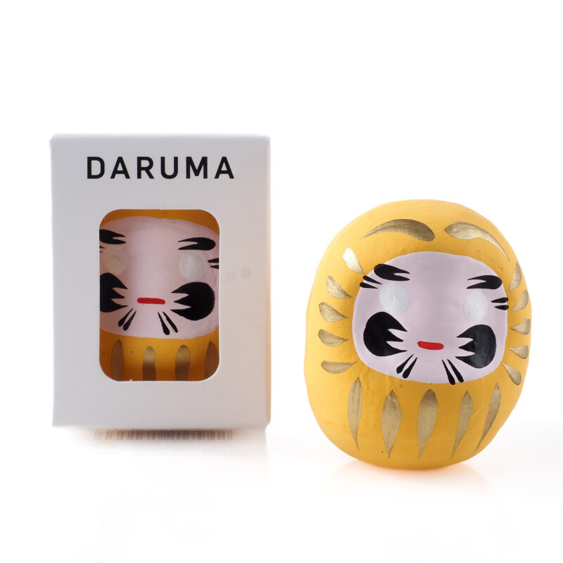 Daruma Doll - Prosperity 4,8 cm Yellow