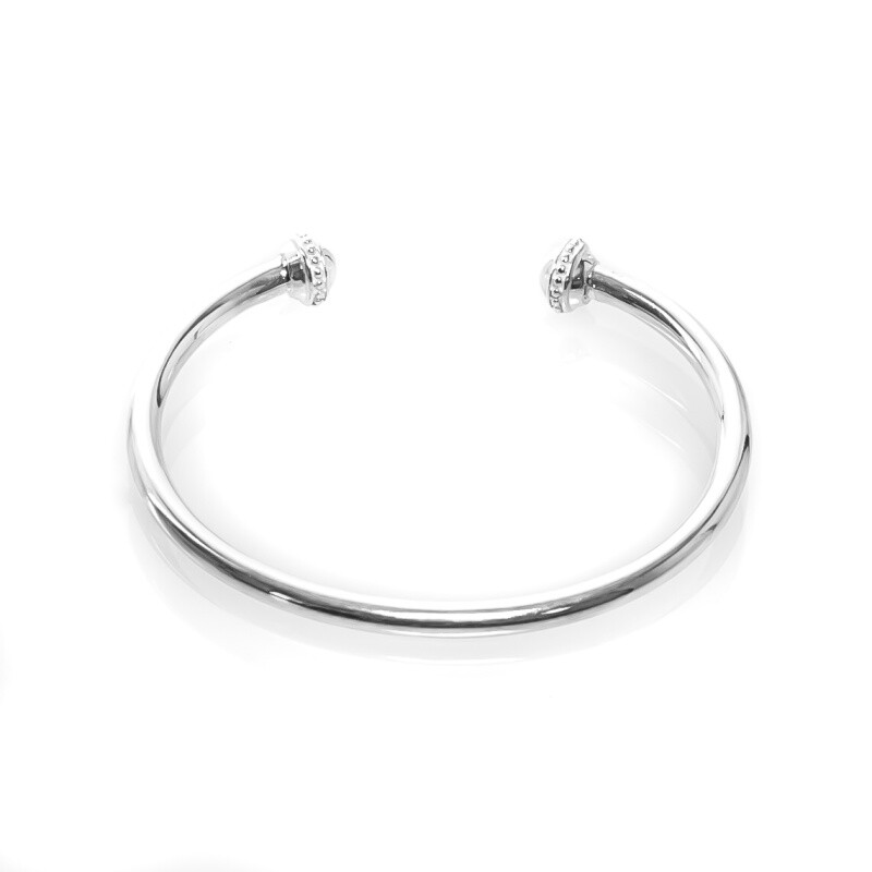 Silver Bracelet Decorated Marbles
