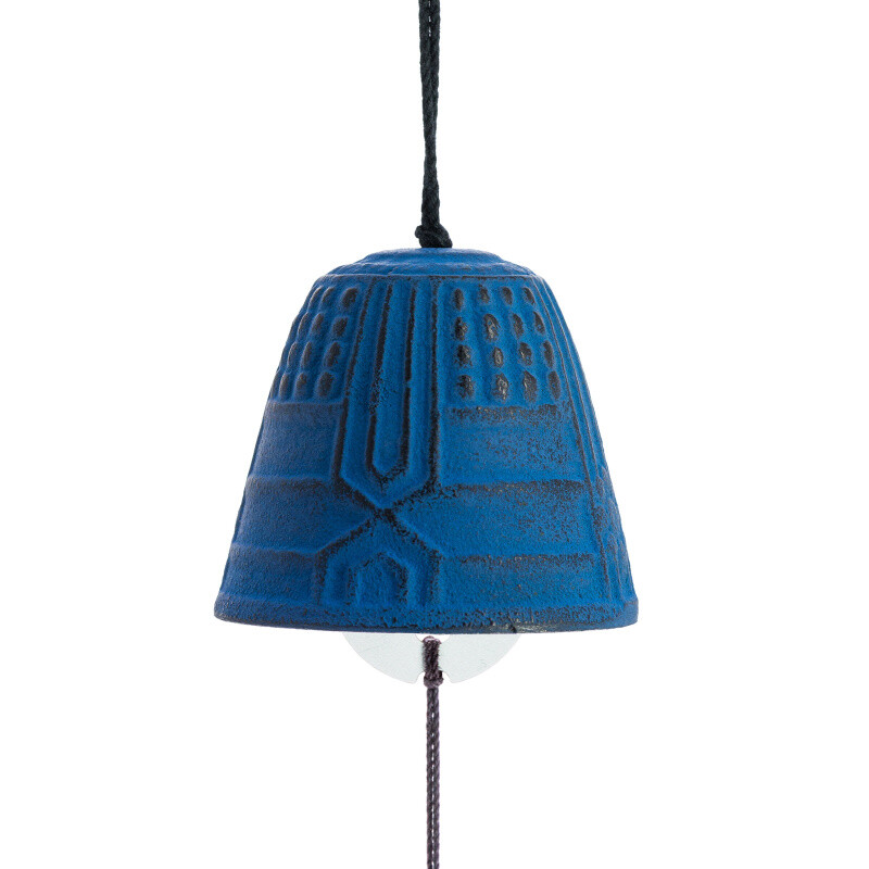 Iwachu Furin Feng Shui Bell 4,5 cm Blue