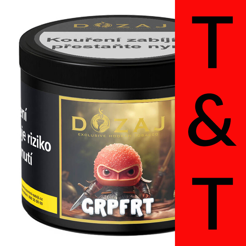 Hookah Tobacco Dozaj Black Grpfrt 125 g