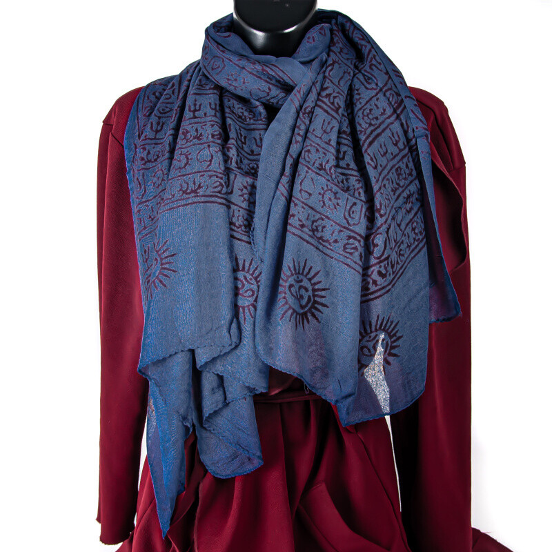 Shawl Mantra Dark Blue