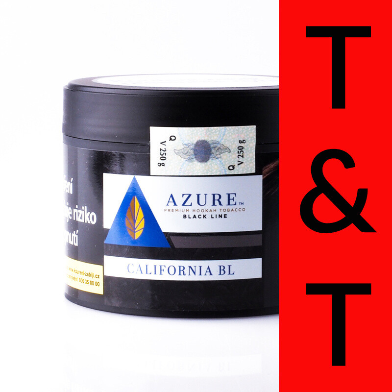 Hookah Tobacco Azure Black California Bl 250 g