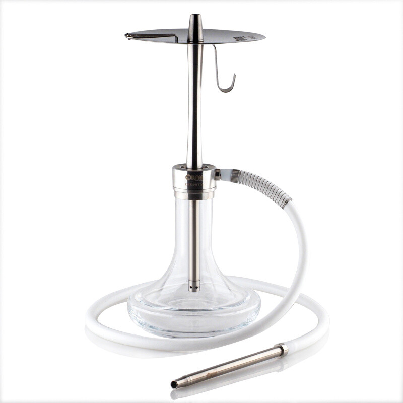 Hookah Oduman Infinity Silver 45 cm Clear
