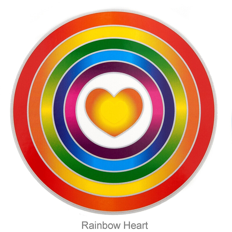 Mandala Sunseal L Rainbow Heart