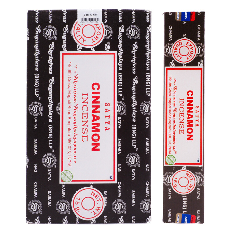 Indian Incense Sticks Satya PK Cinnamon 15 g