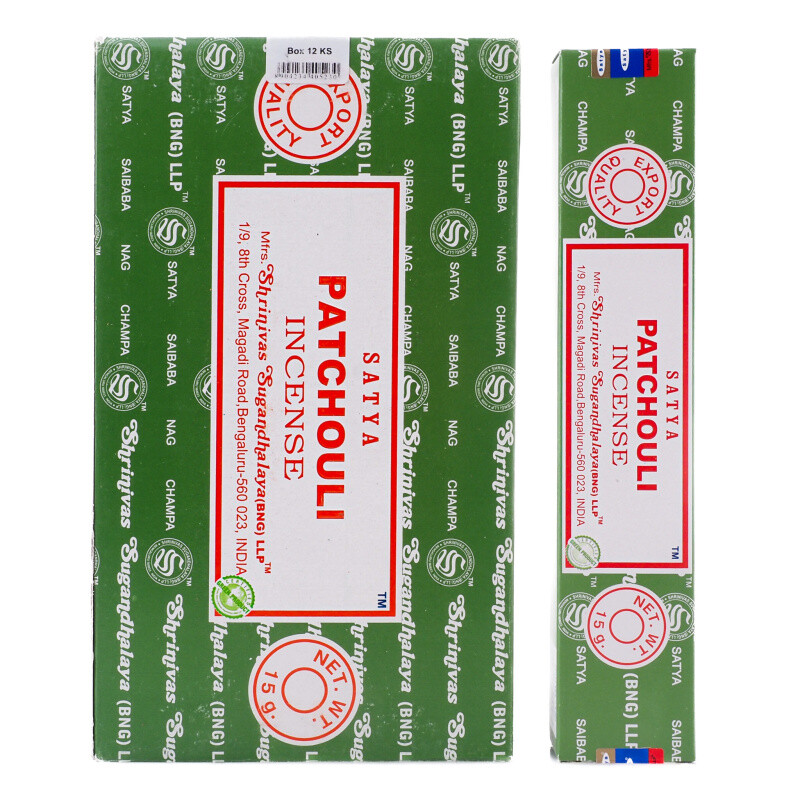 Indian Incense Sticks Satya PK Patchouli 15 g