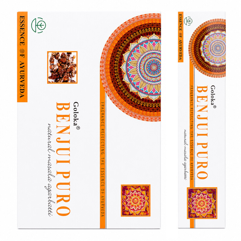 Indian Incense Sticks Goloka Essence Benjui Puro