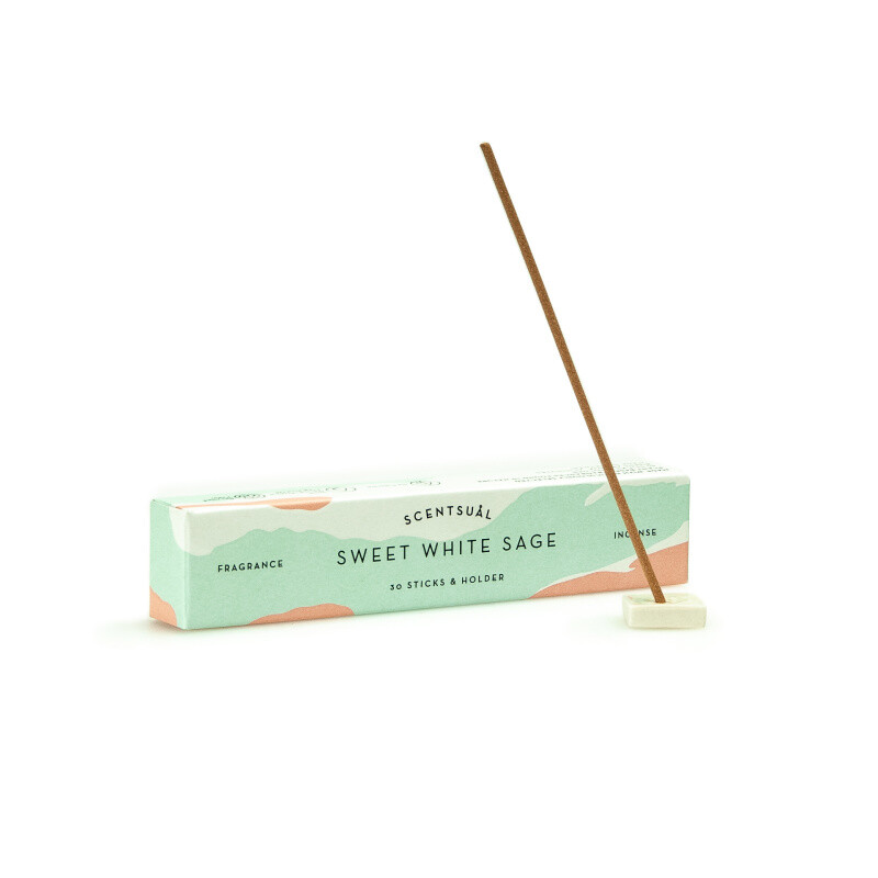 Japanese Incense Sticks Nippon Scentsual White Sage 30 pcs
