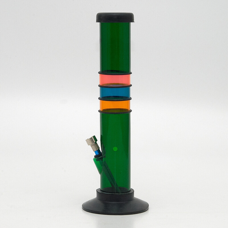 Bong Acrylic Tube Rasta II. 30 cm Green