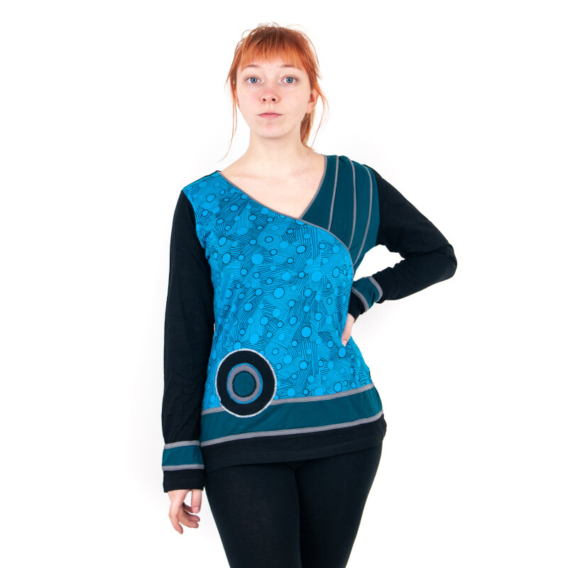 Top Joy 02 Long Sleeve L Turquoise