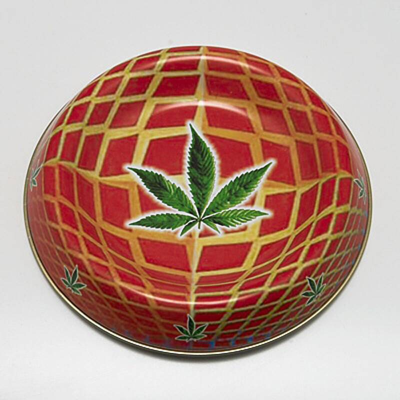 Ashtray Bowl Web Leaf