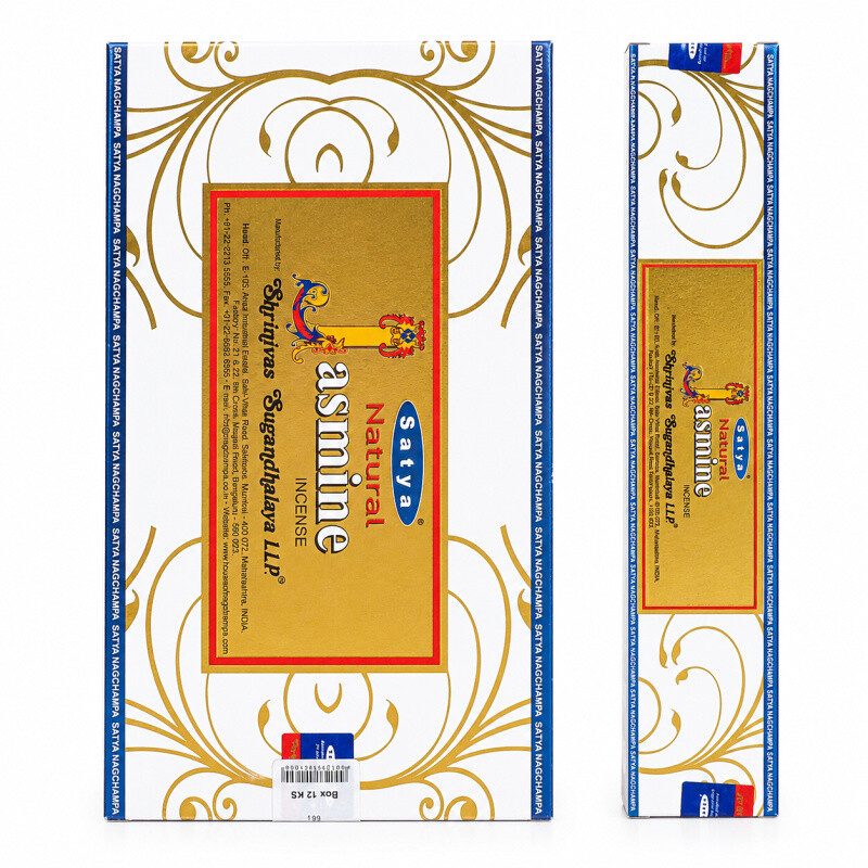 Indian Incense Sticks Satya PK Natural Jasmine 15 g