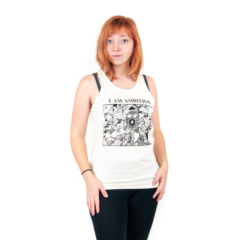 Tank Top Women´s AMBITION L Beige