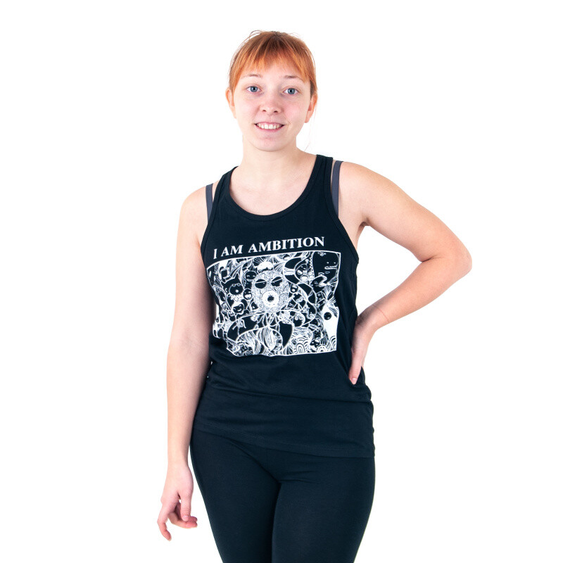 Tank Top Women´s AMBITION L Black