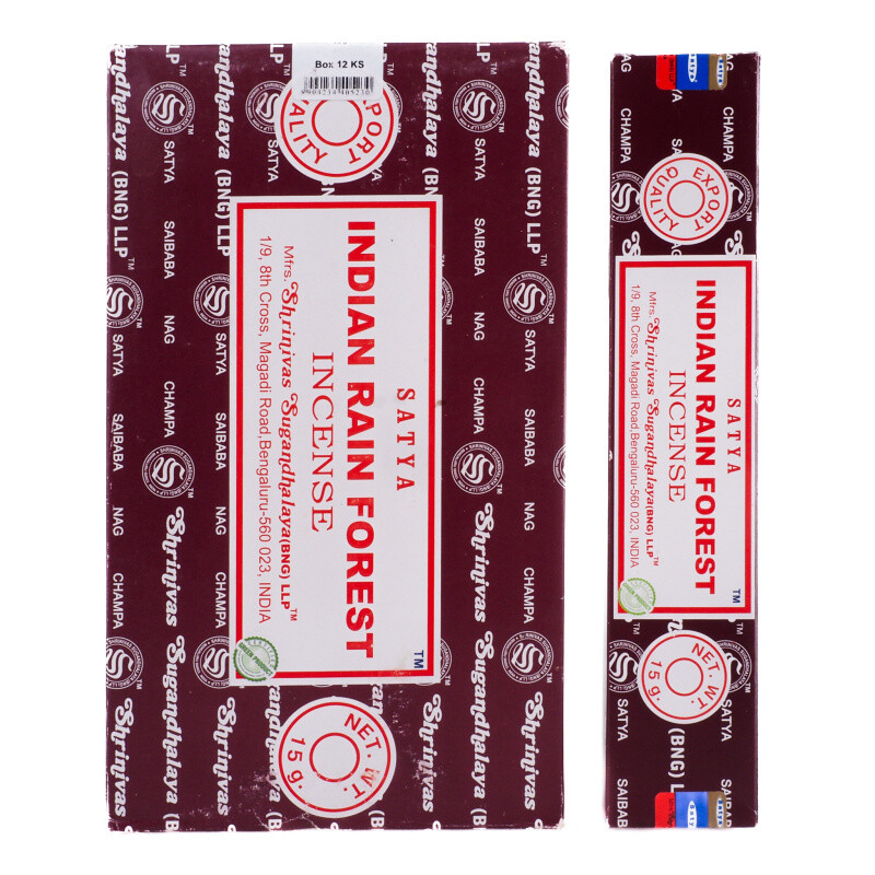 Indian Incense Sticks Satya PK Indian Rain Forest 15 g