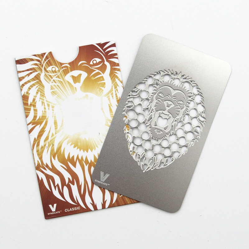 Grinder Credit Card Roaring Lion