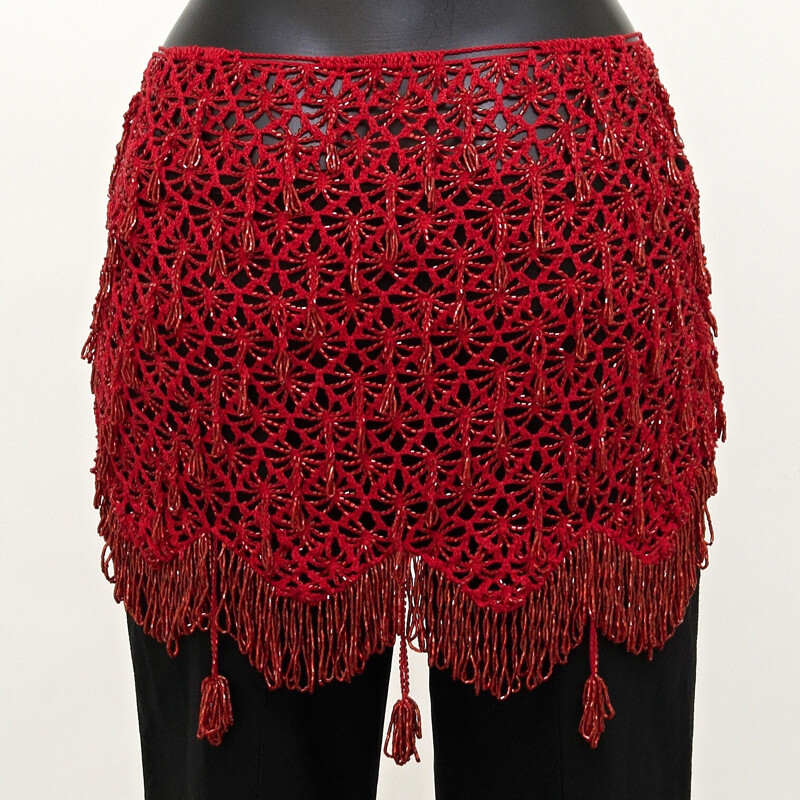 Belly Dance Shawl Ahura Red