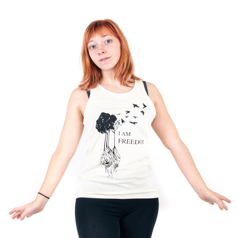 Tank Top Women´s FREEDOM L Beige