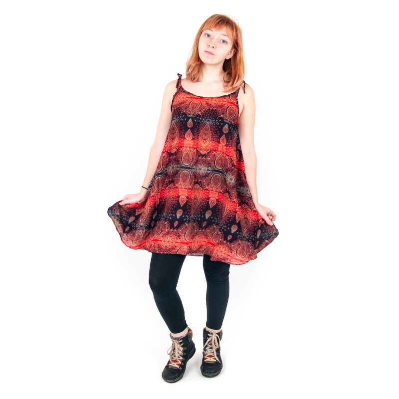 Wide Top Ornaments Red