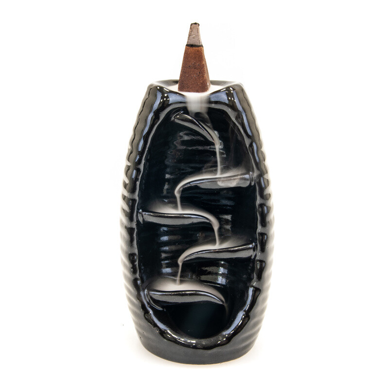 Backflow Incense Cone Holder Cave