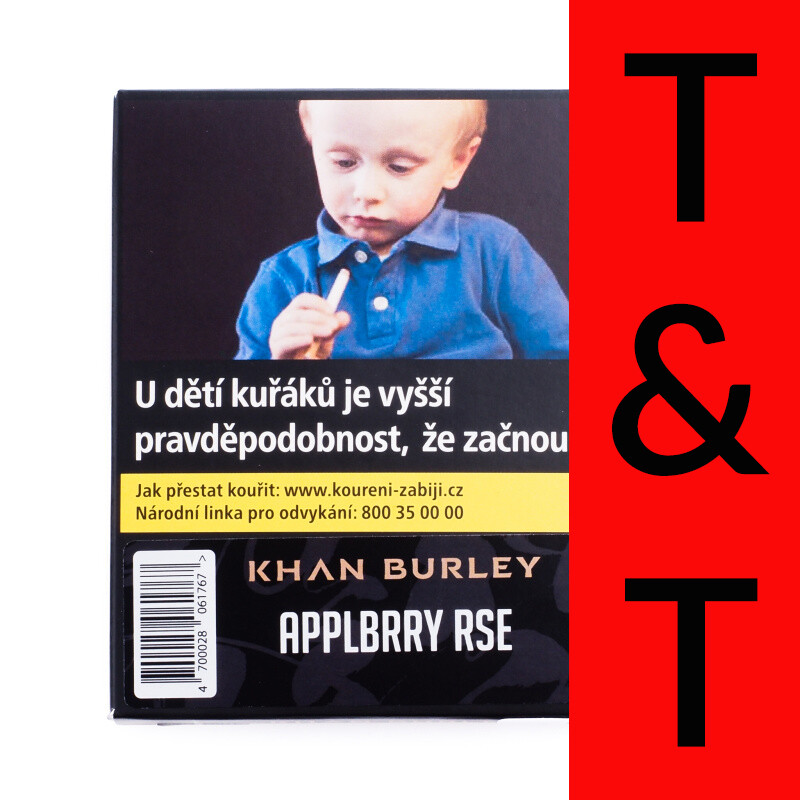 Hookah Tobacco Khan Burley Applbrry Rse 40 g