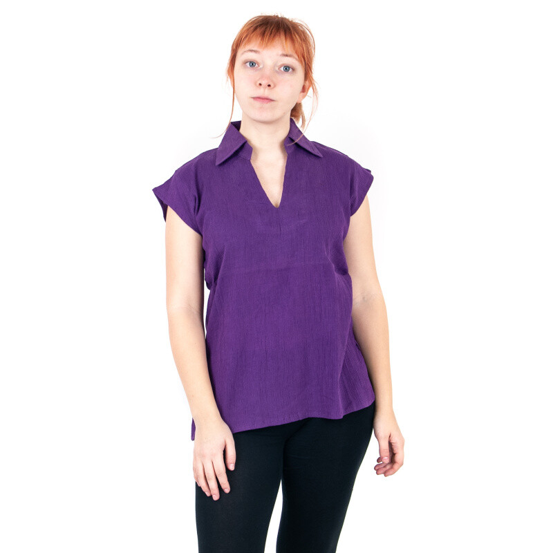 Top Blouse Leona M Purple