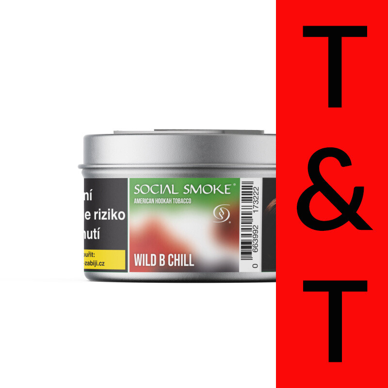 Hookah Tobacco Social Smoke Wild B Chill 200 g