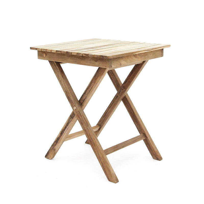 Teak - folding rectangular table